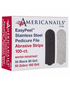 EasyPeel Pedicure Abrasive Strip | 80 + 180 Grit 100ct