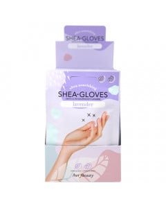 Waterless Manicure Shea Butter Gloves | Lavender Display 25pr