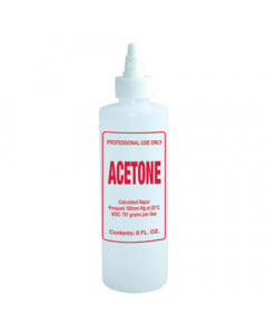 Acetone Labeled Bottle 16oz
