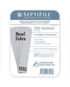SeptiFile Zebra 240 Grit 50ct