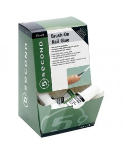 5 Second Brush-On Nail Glue Display 12ct