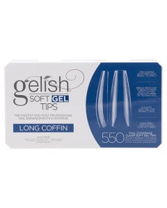 Soft Gel Tips | Long Coffin 550ct