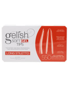 Soft Gel Tips | Long Stiletto 550ct
