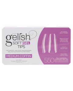 Soft Gel Tips | Medium Coffin 550ct