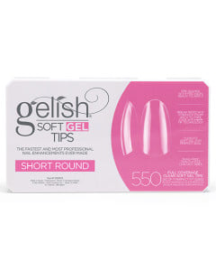 Soft Gel Tips | Short Round 550ct
