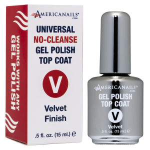 No-Cleanse Gel Polish Top Coat | Velvet Finish .5oz