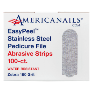 EasyPeel Pedicure Abrasive Strip | Zebra 180 Grit 100ct