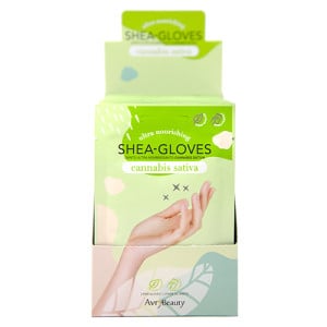 Waterless Manicure Shea Butter Gloves | Cannabis Sativa Display 25pr