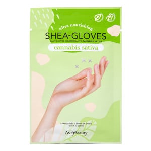 Waterless Manicure Shea Butter Gloves | Cannabis Sativa 1pr