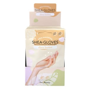 Waterless Manicure Shea Butter Gloves | Shea Butter Display 25pr