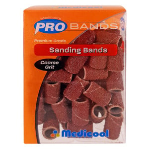 Pro Brown Sanding Bands | Coarse 100ct