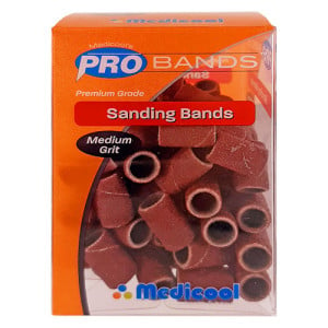 Pro Brown Sanding Bands | Medium 100ct