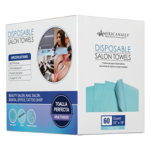 Disposable Salon Towels | Blue 60ct