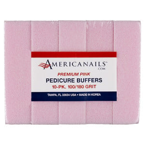Premium Pink Pedicure Block Buffers | 100/180 500ct Case
