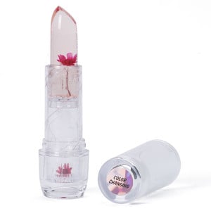 Color-Changing Crystal Lip Balm | Red Flower