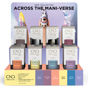 Across The Mani-Verse Collection Shellac Display 16ct