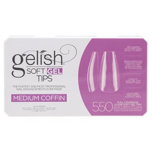 Soft Gel Tips | Medium Coffin 550ct