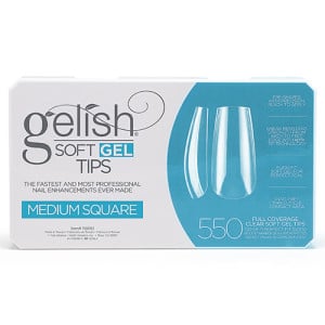 Soft Gel Tips | Medium Square 550ct