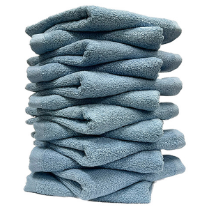 Ultra-Premium Light Blue Manicure Towels 12ct
