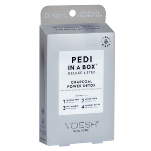 Pedi In A Box Deluxe 4 Step | Charcoal Power Detox