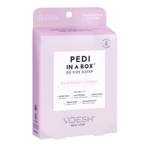 O2 Fizz Pedi In A Box | 5-in-1 Raspberry Sorbet